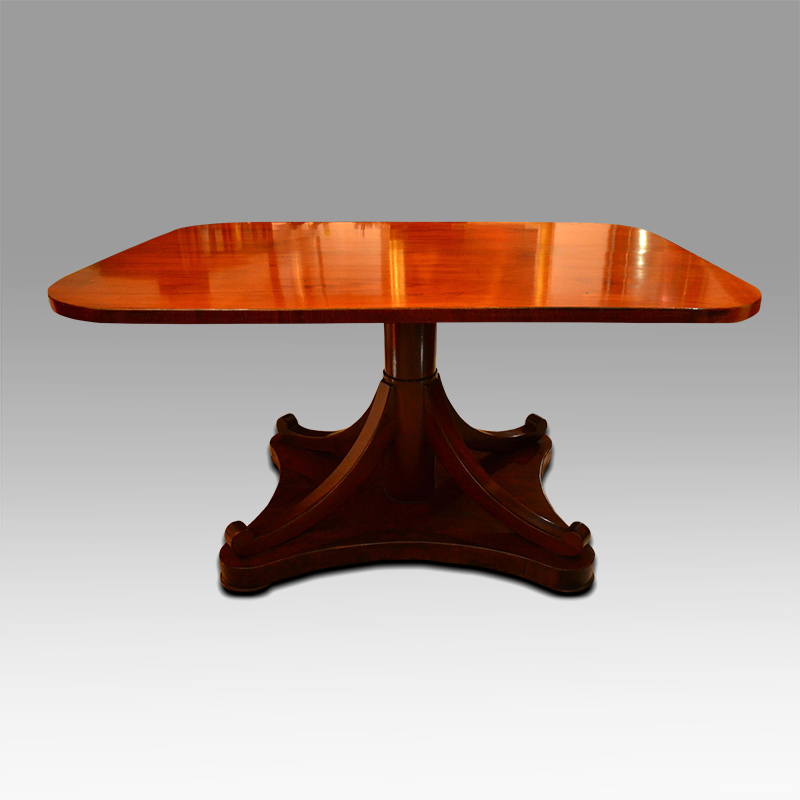 A large Danish Biedermeier, center table.