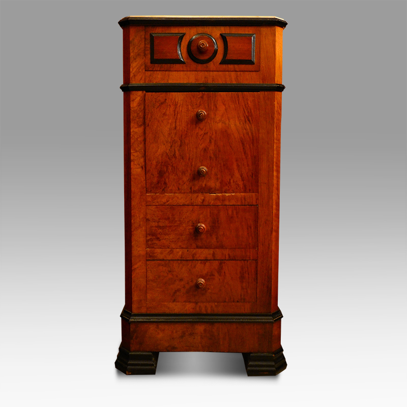 A French, Louis Philippe, bedside cabinet