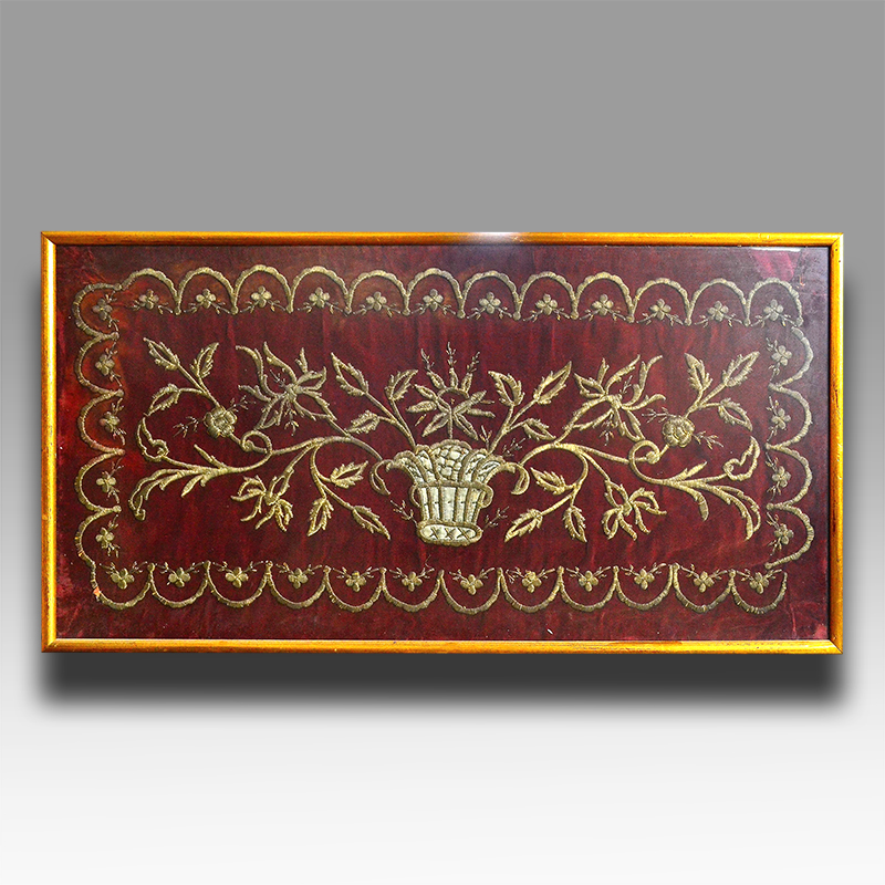 Greek embroidered panel