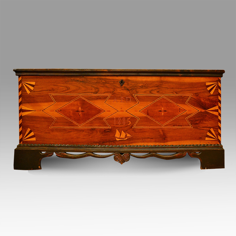 Greek parquetry chest