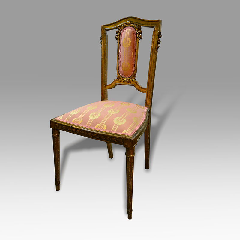 A French, Louis XVI style chair