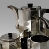 A German Art Deco silver plated tea set - Image 2