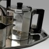 A German Art Deco silver plated tea set - Image 4