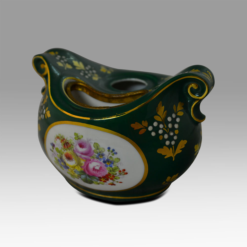 A French, Sevres porcelain, inkwell
