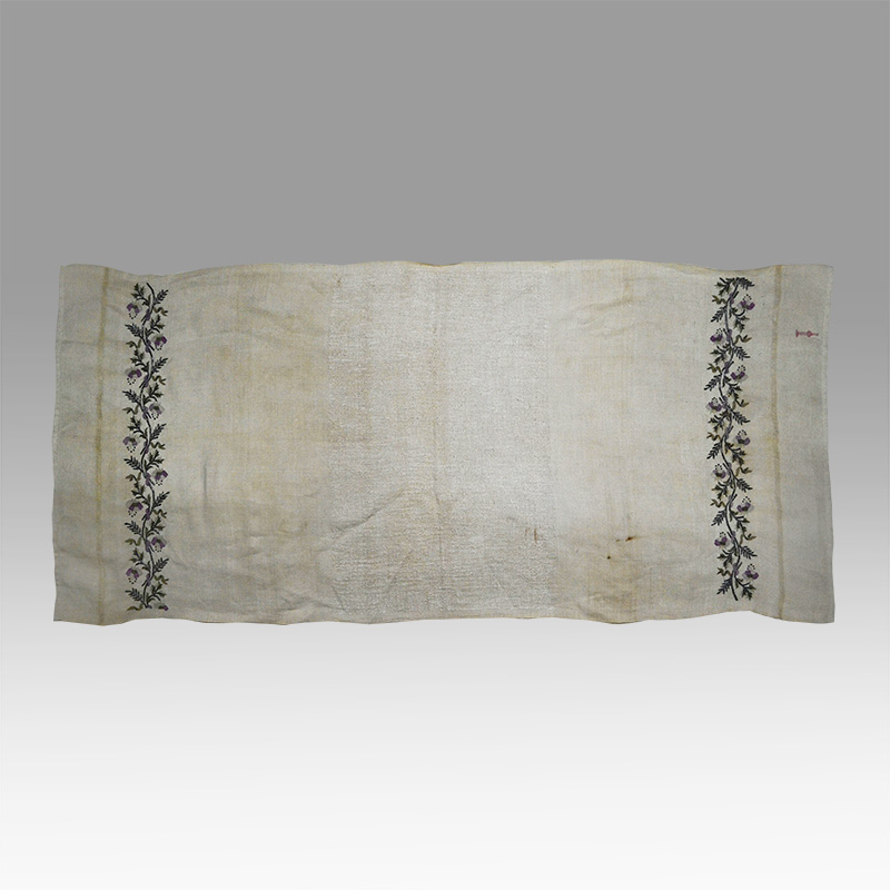 A 19th century embroidered towel from Thraki
