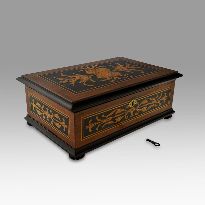 A 19th century Italian marquetry box