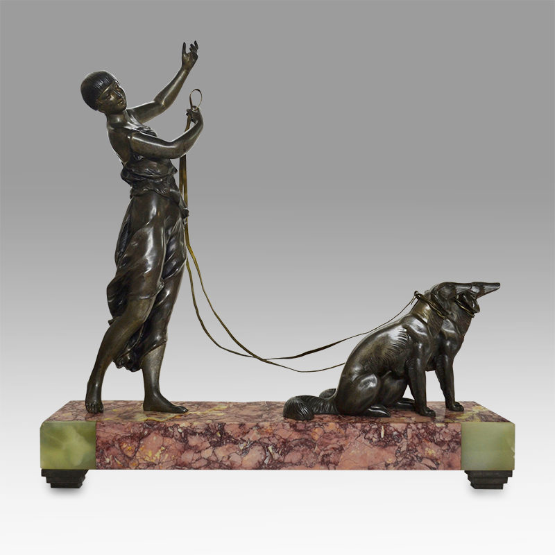 An Art Deco sculpture