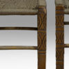 A pair of antique Cretan small chairs - Image 3
