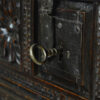 A Spanish Baroque carved walnut money chest - Image 9