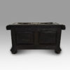 A Spanish Baroque carved walnut money chest - Image 6