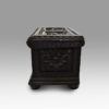 A Spanish Baroque carved walnut money chest - Image 5