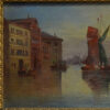 Reli Wila, Venice, 19th century oil on wood - Image 2