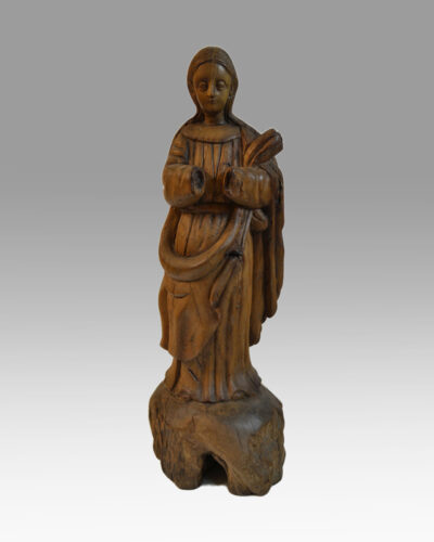 An Italian sculpture of Virgin Mary
