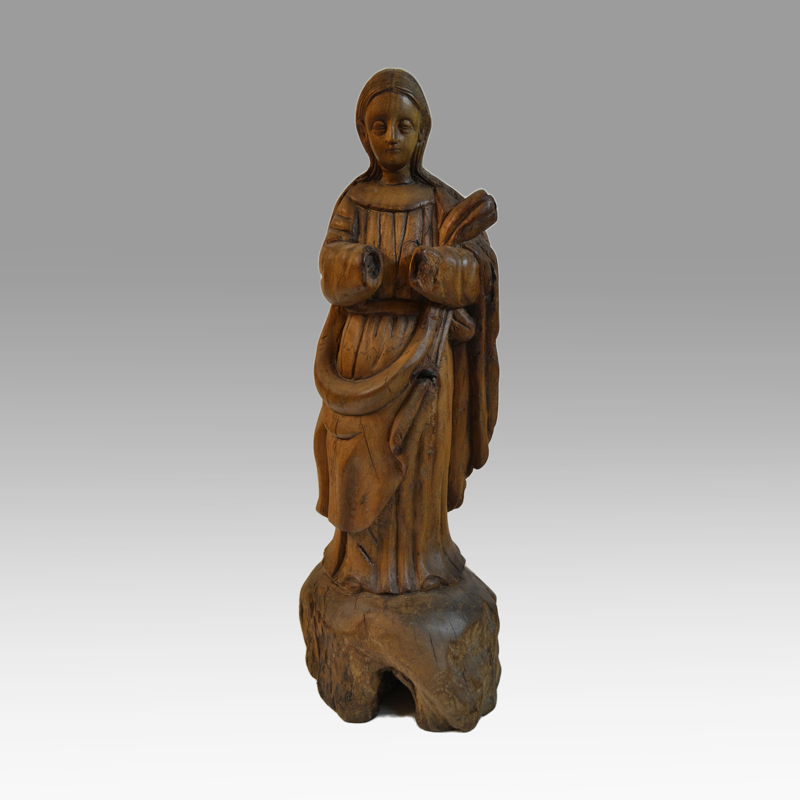 An Italian sculpture of Virgin Mary