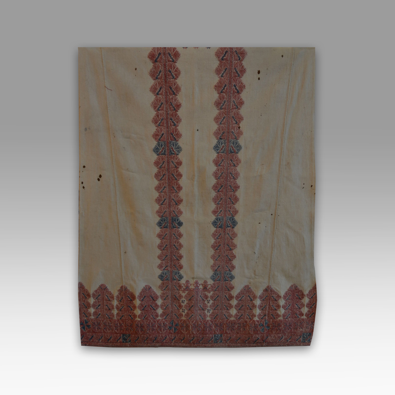 Part of a Greek 18th century embroidered dress from Rhodes