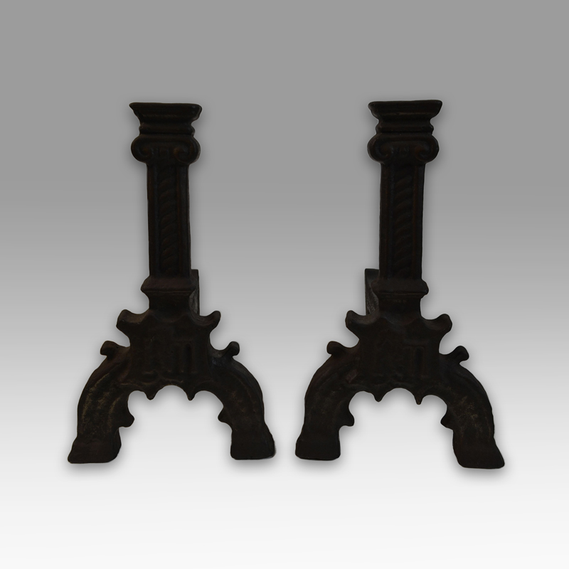 Victorian fireplace supports
