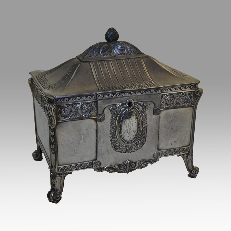 A German Art Nouveau jewelry box by WMF
