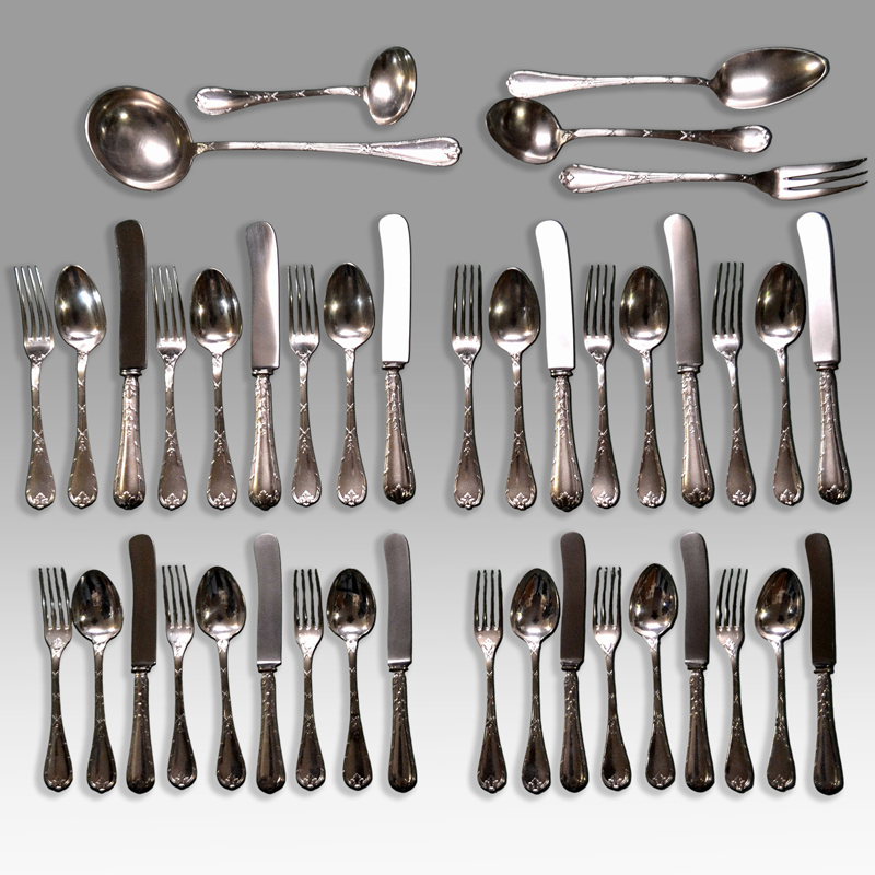 Christofle silver-plated cutlery set - Image 2