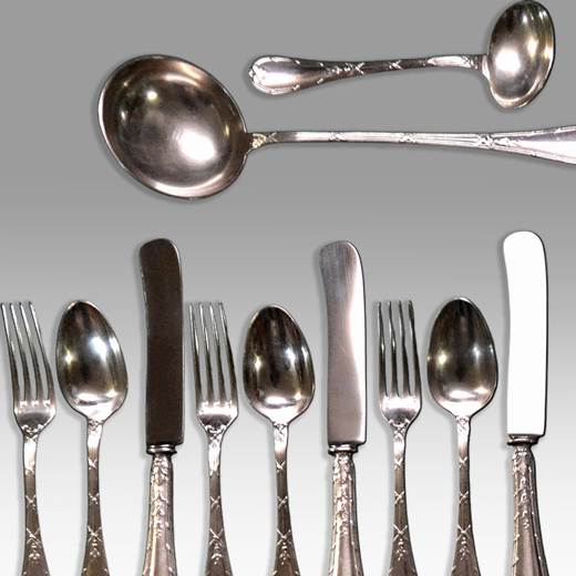 Christofle silver-plated cutlery set - Image 3