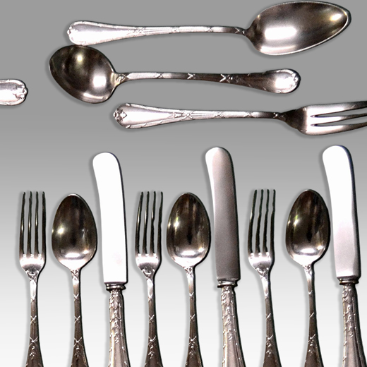 Christofle silver-plated cutlery set - Image 4