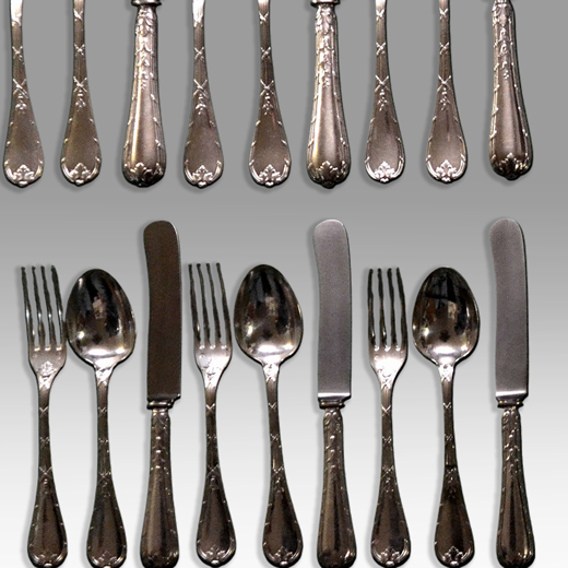 Christofle silver-plated cutlery set - Image 5