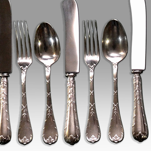 Christofle silver-plated cutlery set - Image 6
