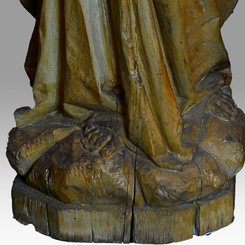 An Italian 19th century sculpture of the Virgin Mary - Image 5