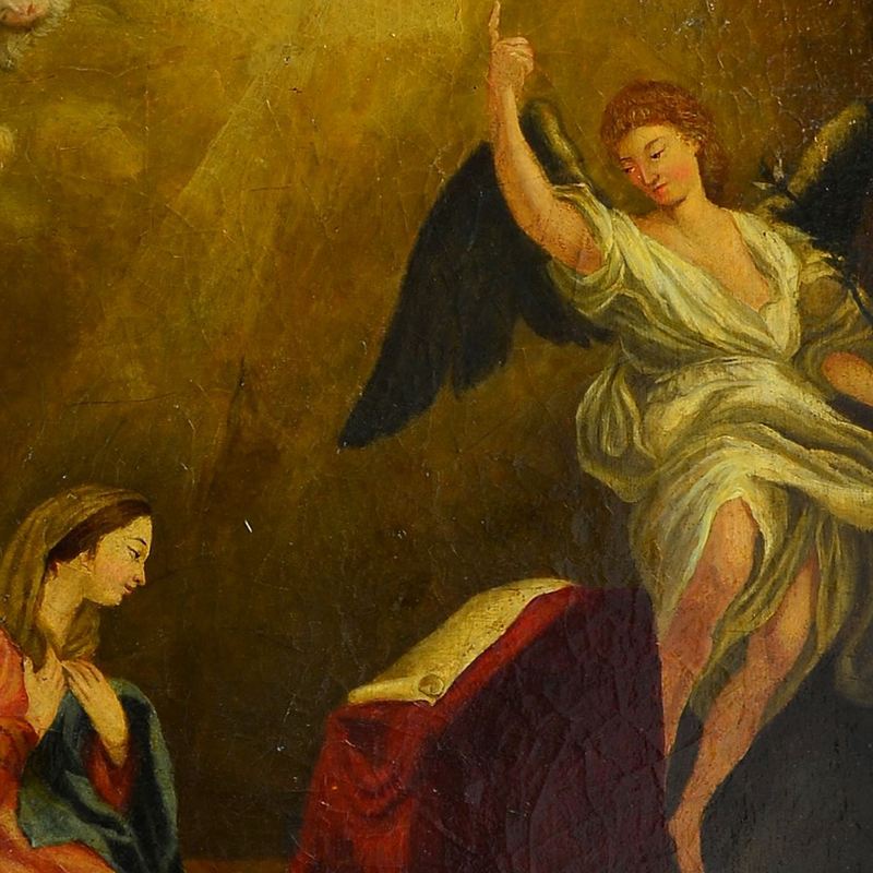 “The Annunciation of the Virgin Mary” 18th century - Image 2