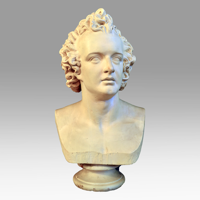 ”Lord Byron” sculpted by Ioannis Kossos (1822-1875)