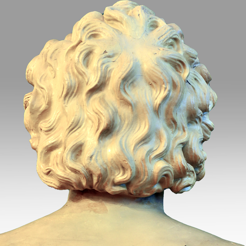 ”Lord Byron” sculpted by Ioannis Kossos (1822-1875) - Image 6