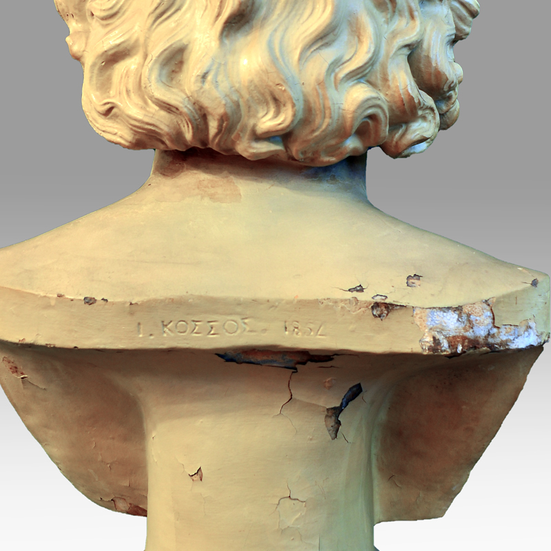 ”Lord Byron” sculpted by Ioannis Kossos (1822-1875) - Image 7