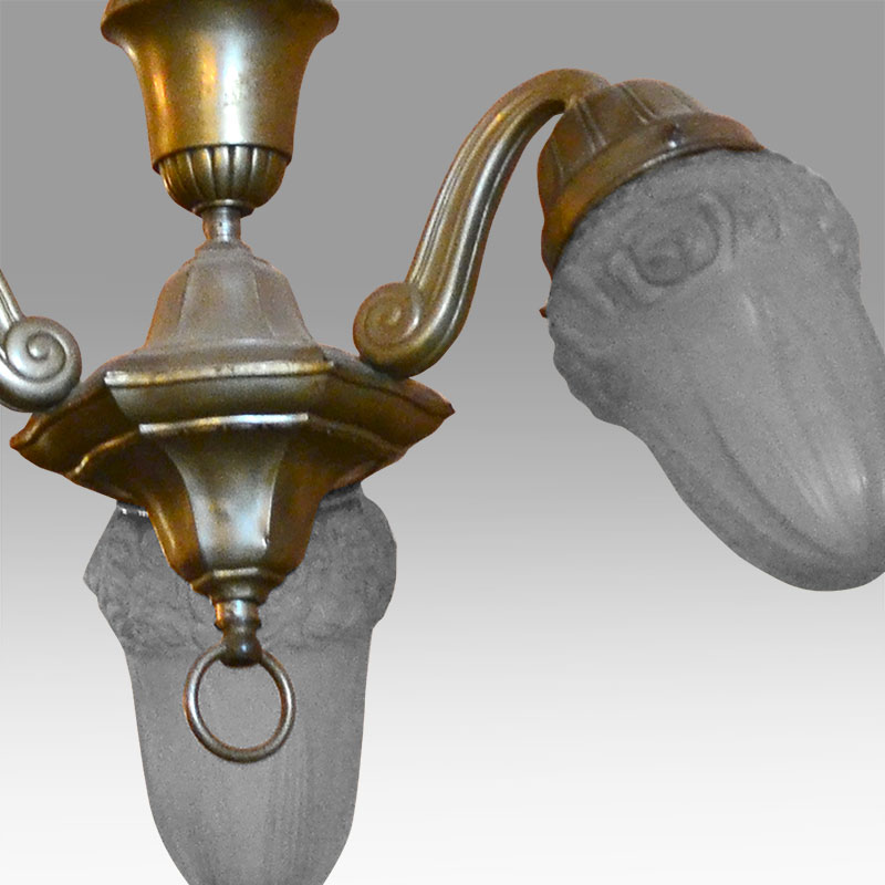 Γαλλικό Art Nouveau φωτιστικό - Image 2