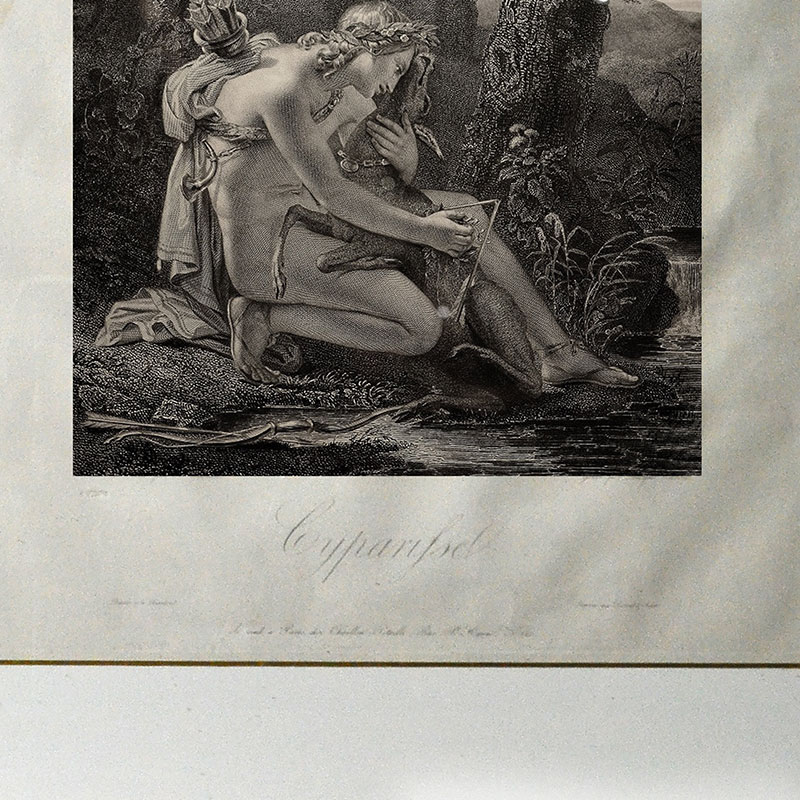 ‘Ο Κυπάρισσος’ Γκραβούρα - Image 4